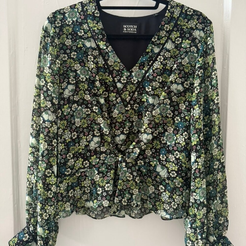 Scotch & Soda TIe-Waist Blouse